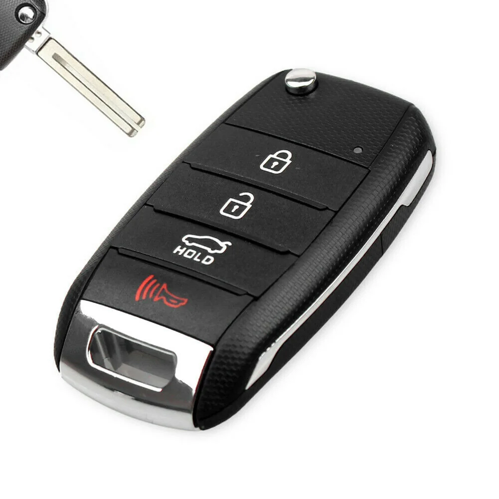 

Remote Key Case Key Shell Key Case Cover Key Protector Accessorie Key Shell Car Fob Flip Remote 4 Buttons Flip Key Case