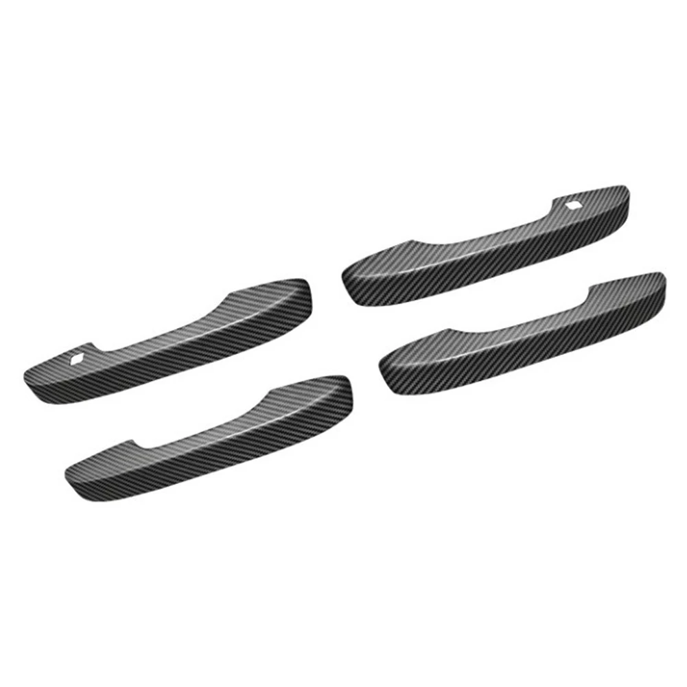 

4 шт., декоративные наклейки из углеродного волокна для дверной ручки 11 поколения Honda Civic 2022