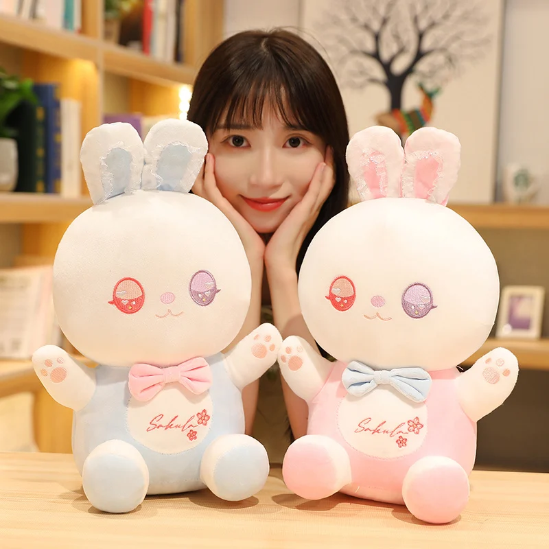 

1pc 40/50CM Cute Rabbit Simulation Animal Plush Toy Night Glowing Bedroom Decorations Girls Children's Day Birthday Gift