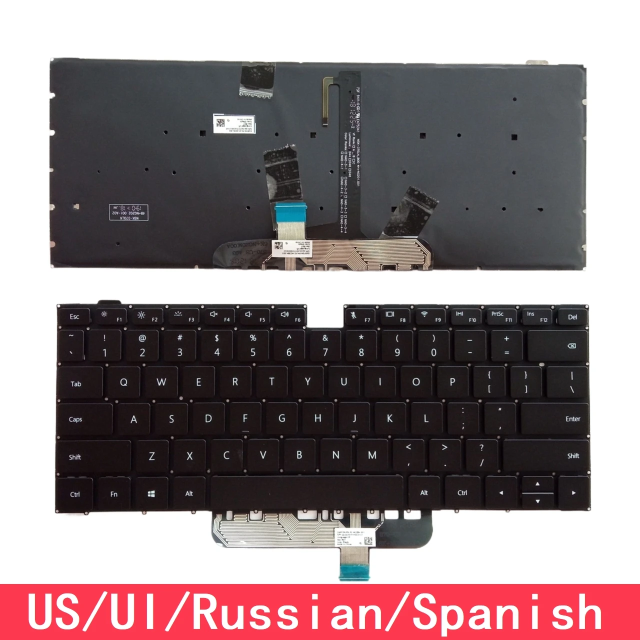 Клавиатура для HUAWEI Matebook D14 W29 HBL-W29 с подсветкой