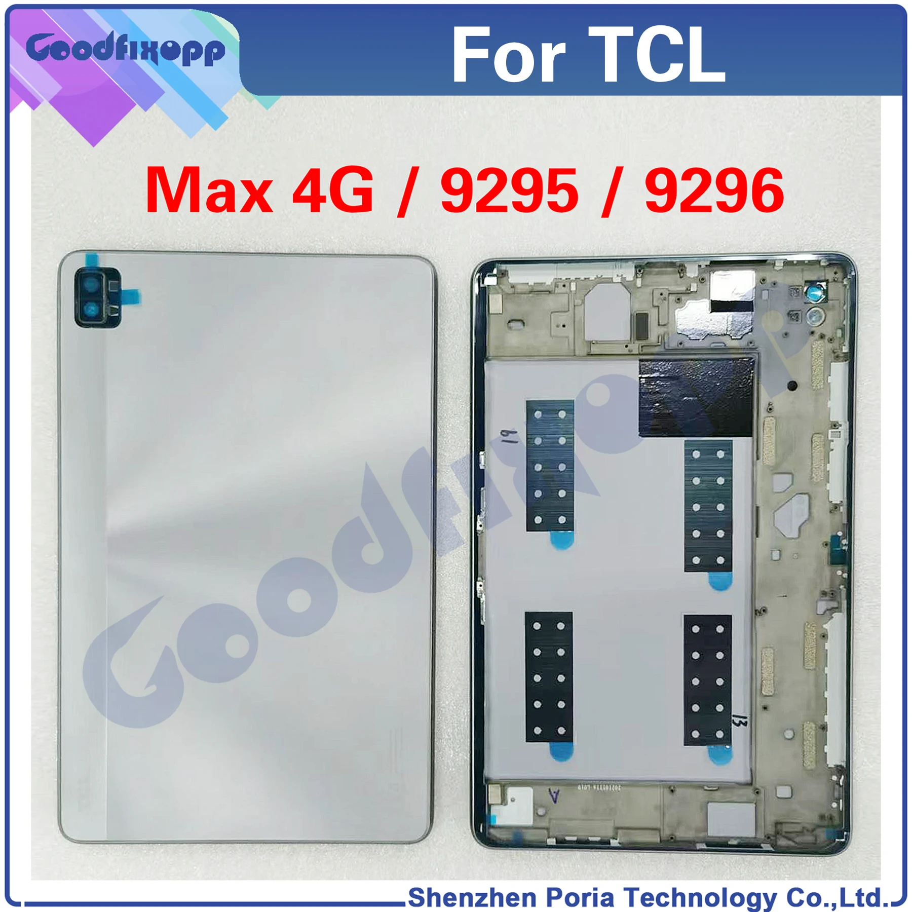 Для TCL 10 Tab Max 4G 9295 9295G 9296 9296G 9296X задняя крышка батарейного отсека дверца корпуса