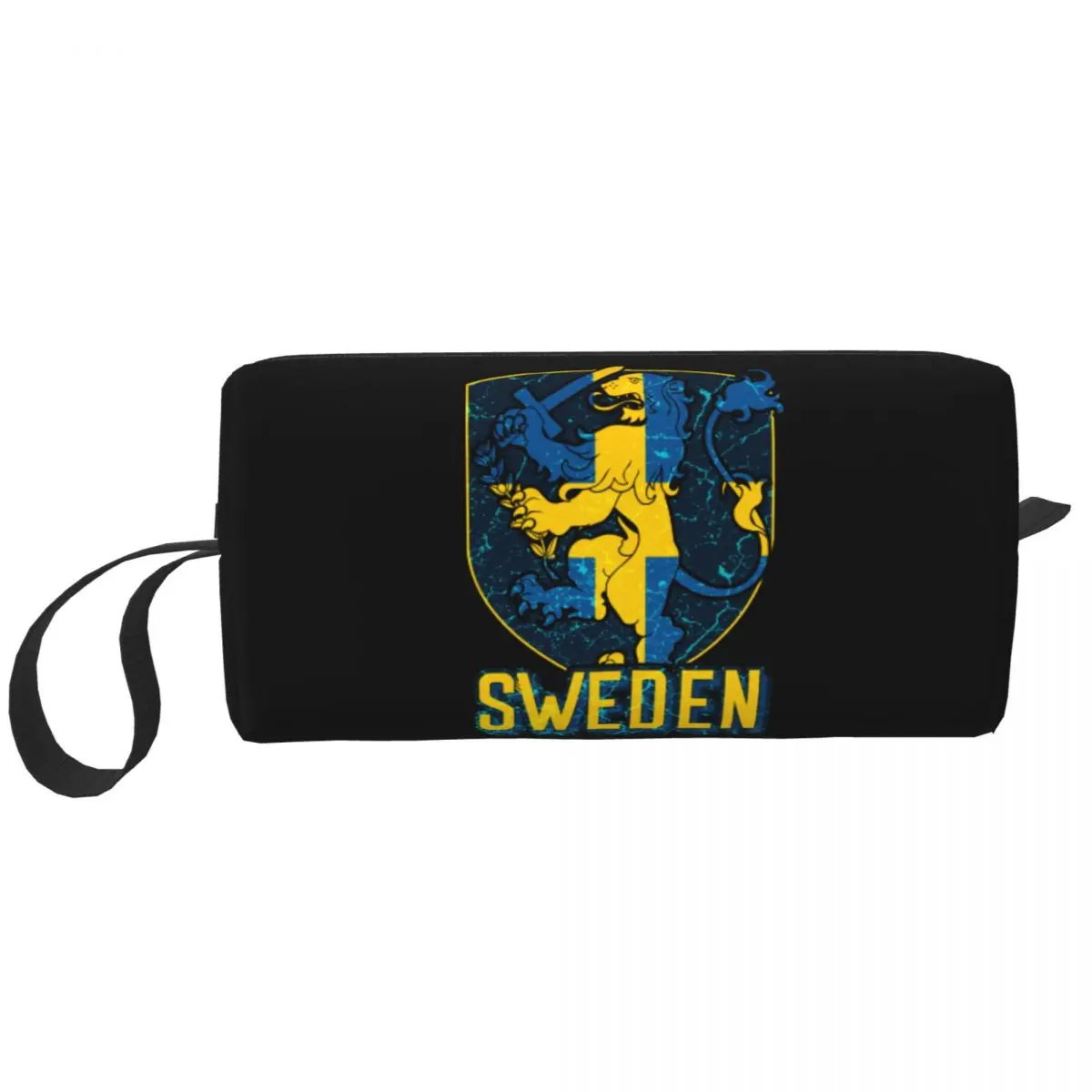

Kawaii, герб оружия, Швеция, дорожная сумка для туалетных принадлежностей, Женский флаг свидес, гордый косметический Органайзер для макияжа, косметический набор для хранения