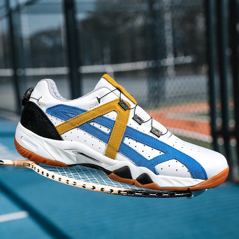 

Новинка 2023, мужская обувь для бадминтона Wo, мужские уличные профессиональные кроссовки для волейбола, Мужская Весенняя легкая обувь для настольного тенниса Y35