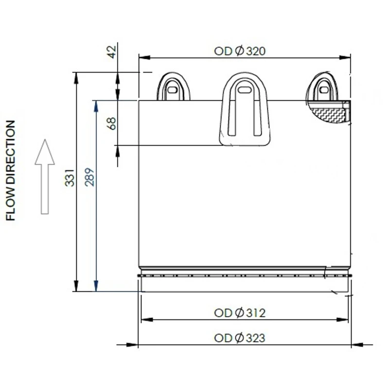 Для дизельного фильтра твердых частиц грузовика Euro6 S Cania 2004103 DPF