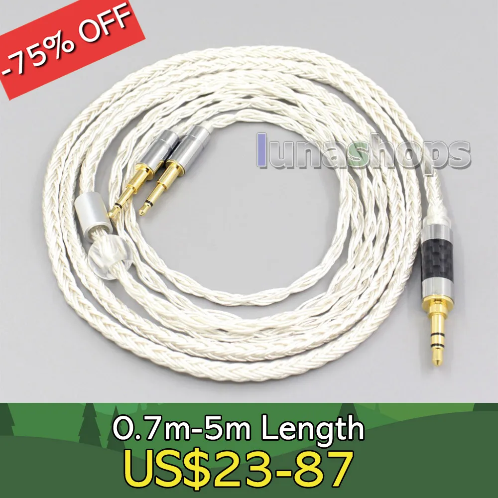 

16 Core OCC Silver Plated Headphone Cable For Sennheiser HD477 HD497 HD212 PRO EH250 EH350 LN007052