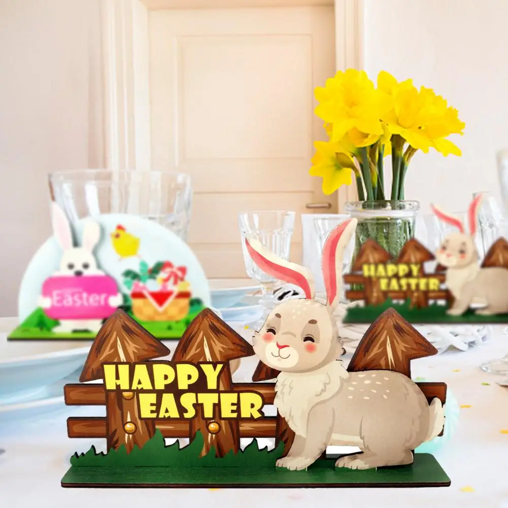 

Lovely Easter Ornament DIY Crafts Easter Decoration Cartoon Scene Layout Easter Ornament Decorative