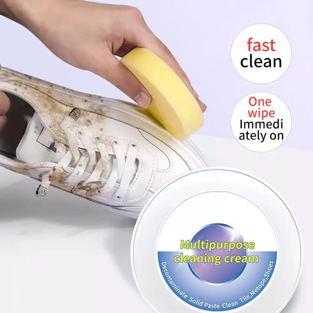 

1pcs Multifunctional Detergent Remove Yellowing Prevent White Multi-purpose Shoes And Oxidation Remover Stain Whiten Small R2T9