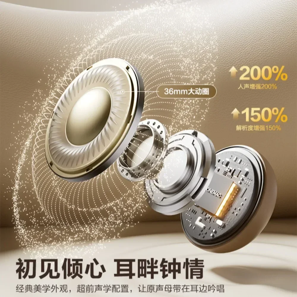 TONEMAC H9 наушники с повязкой на голову в стиле ретро Bluetooth умное шумоподавление