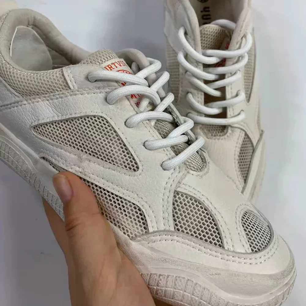 Фото 2025Новые круглые кроссовки на шнуровке для Yeezy 350 и ботинок 100-140 см Off White — мужские/женские аксессуары для обуви для повседневных кроссовок №4