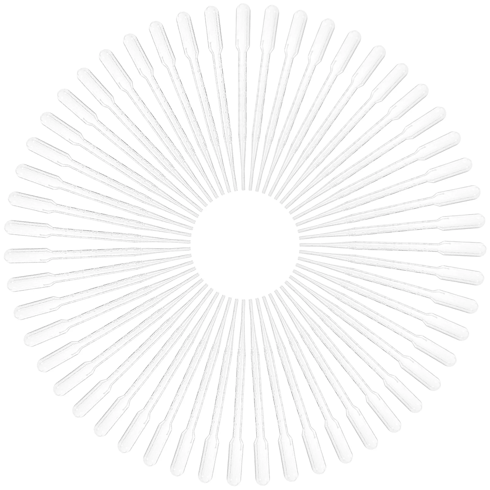 100 шт. 3 мл пластиковые пипетки для переноса моющиеся Pasteur мерные одноразовые