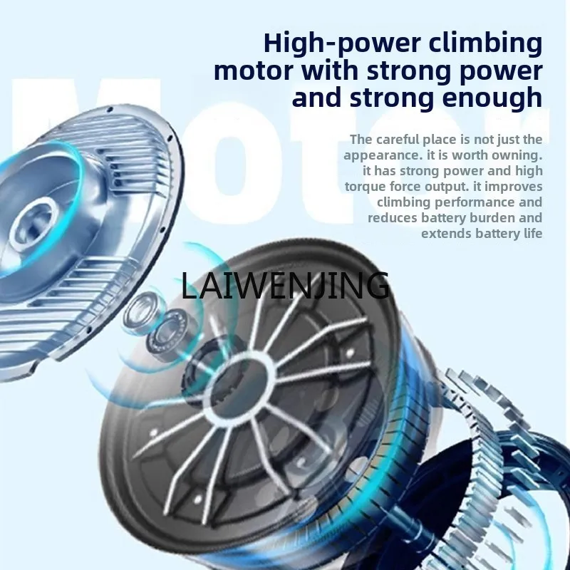 HLZ складной электрический трехколесный велосипед для родителей и детей бытовой