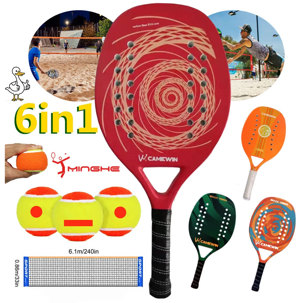 

2022 профессиональные ракетки для пляжного тенниса по самой низкой цене во всей сети. Ракетка из углеродного волокна EVA эластичный материал