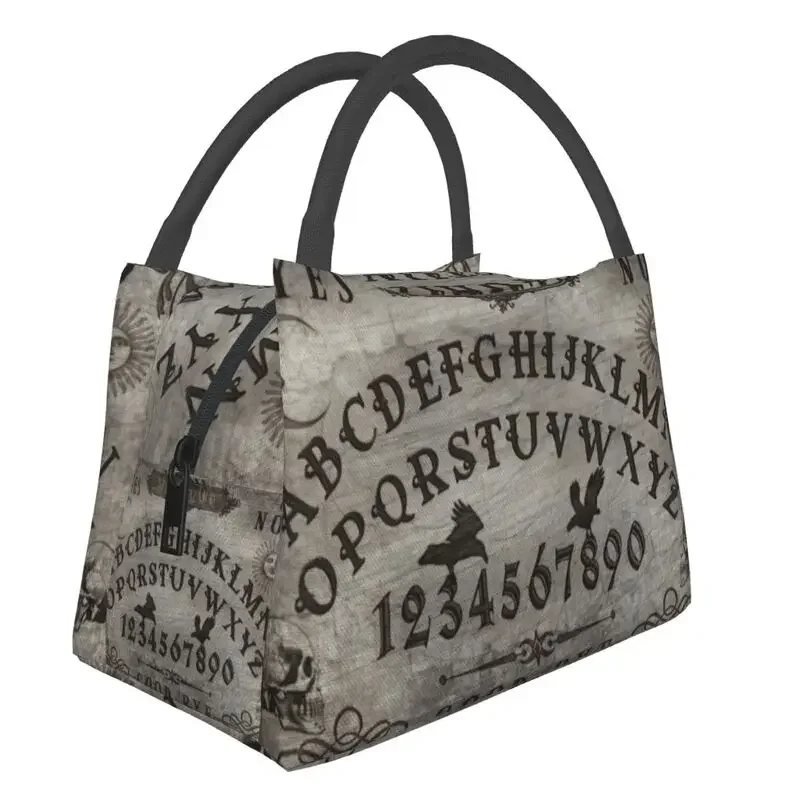 

Ouija спиртовая изолированная сумка-тоут для ланча для женщин Witchcraft портативный термоохладитель бэнто-бокс наружный кемпинг путешествия