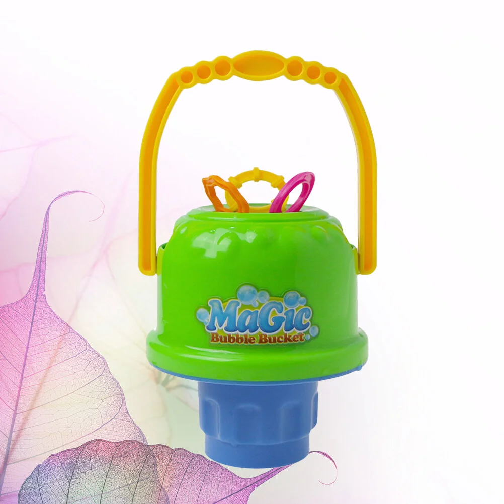 

Bubble Bucket Without Bubble Water Portable Blow Bubbles Creative Spillproof Bubble for Your Son Daughter Playing