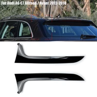 car rear behind window spoiler side strip cover trim rear window roof spoiler for audi a6 c7 allroad tdi quattro avant 20122018