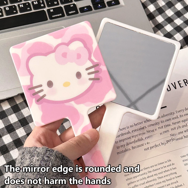 Портативное женское зеркало для макияжа с героями мультфильмов Sanrio милое