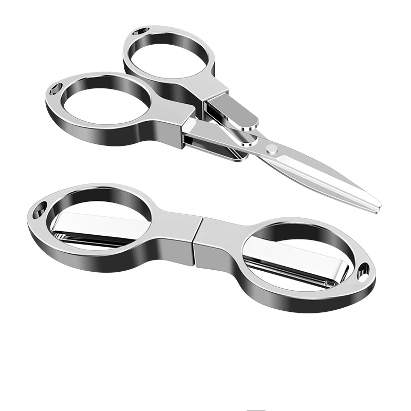 

Многофункциональные складные рыболовные ножницы из нержавеющей стали, дорожные портативные ножницы для рыбалки, швейные инструменты, розовые золотые ножницы