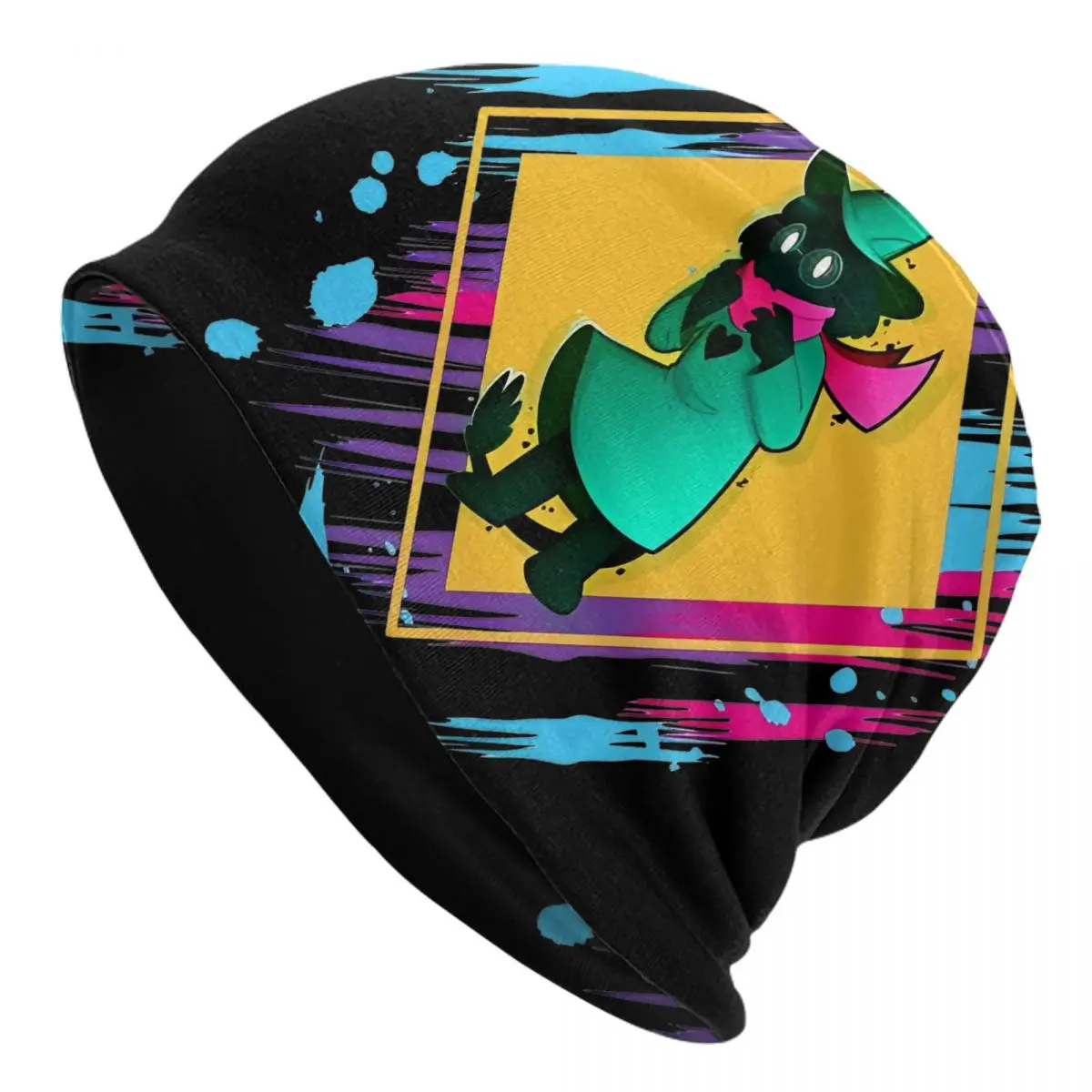 Ralsei Deltarune Sprite Art Skullies шапки повседневные мужские и женские уличные теплый капот