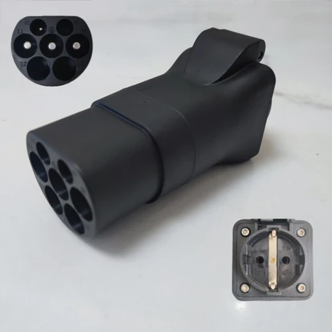 Адаптер зарядного устройства с европейской розеткой для уличной электростанции - изображение