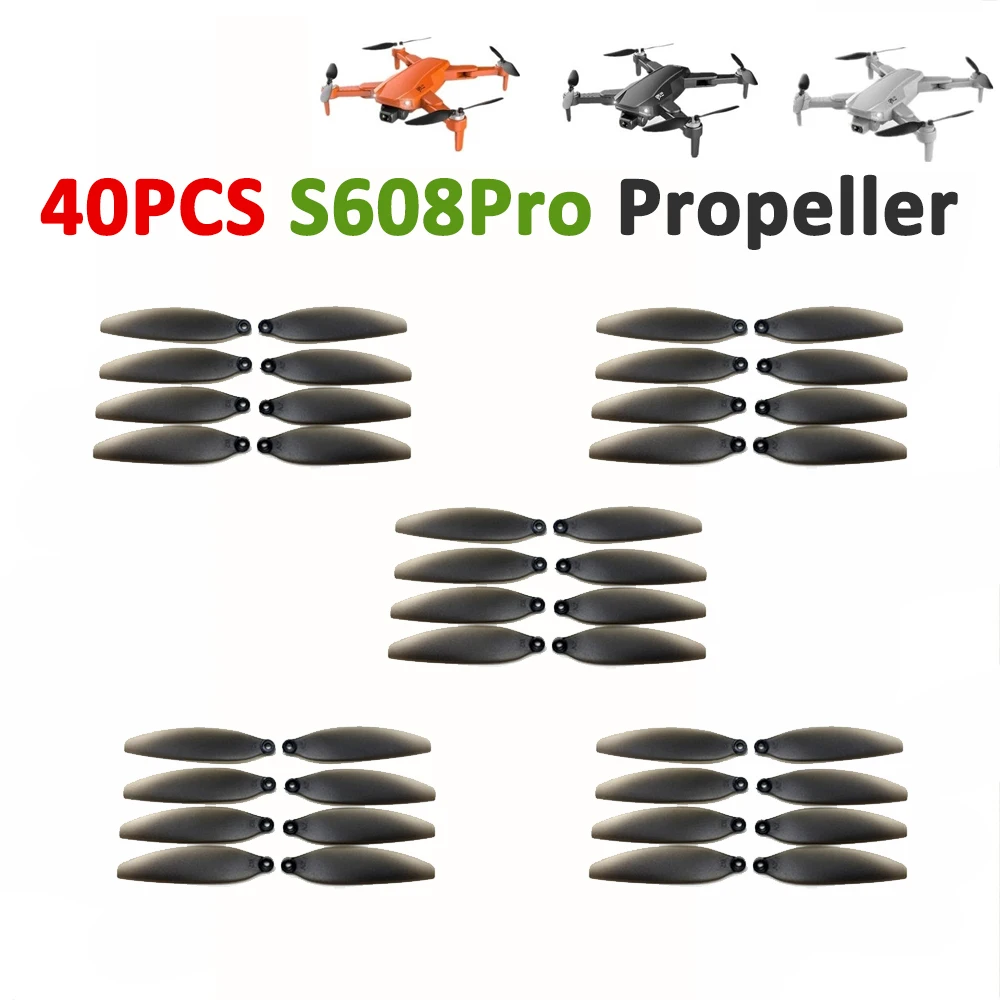 Пропеллеры для дрона S608Pro с Wi-Fi и GPS, комплект листьев из клена, подходит для радиоуправляемого квадрокоптера K80PRO, 40 шт.