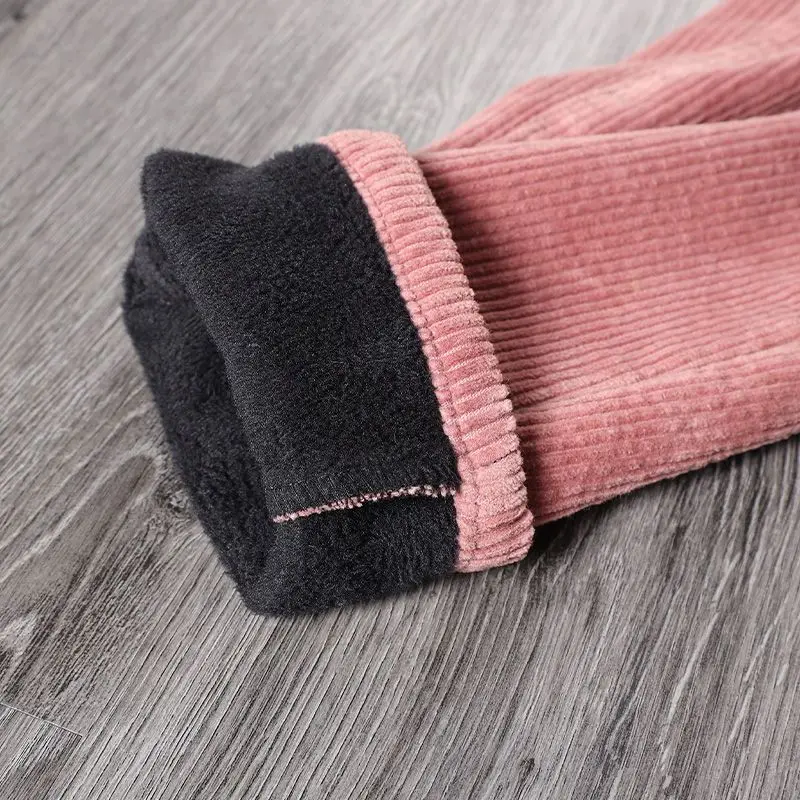 Вельветовые брюки для детей на осень и зиму новый стиль свободные большого