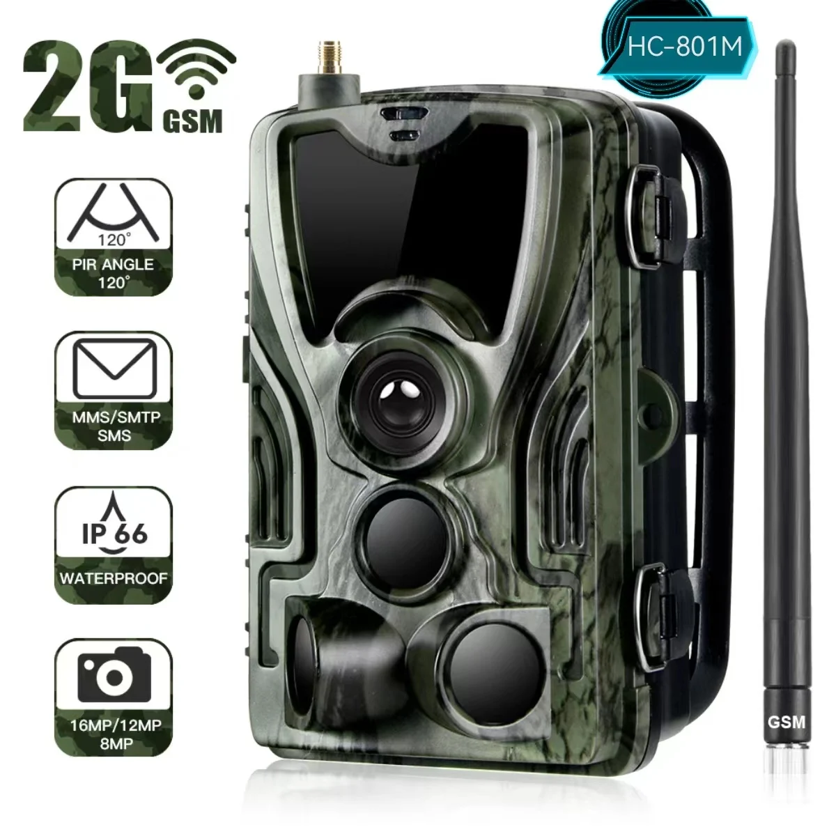 HC-801M Hunting Trail Camera  2G Infrared Night Vision 20MP 1080P HD Traps Hunting Camera Outdoor Security Video Surveillance