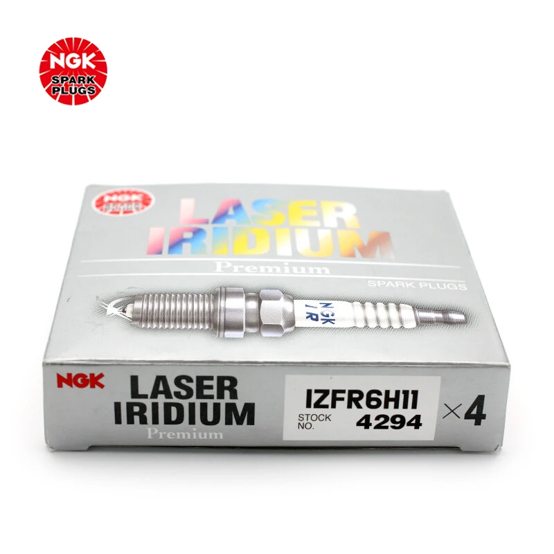 Свеча зажигания NGK Iridium Platinum IZFR6H11 4294 подходит для OE BMW 120i 318i 320i X1 X5 (4 шт.) 12120032134