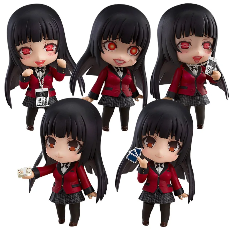 

Anime Jabami Yumeko Figure Gambling Abyss Model Toy Gift PVC 10CM Q Version Saotome Meari Action Figure Cute 3 Style Doll
