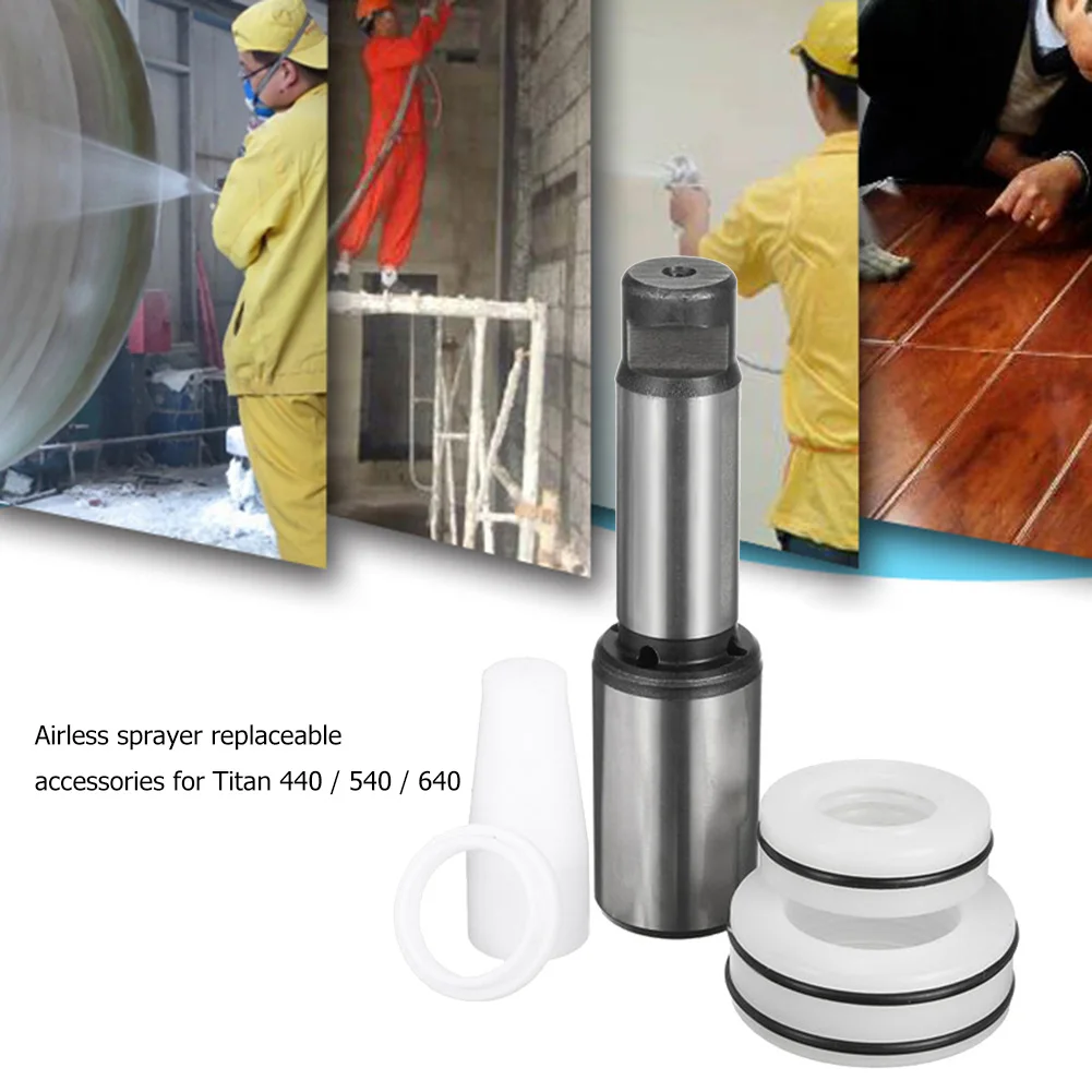 Airless Sprayer Piston Rod Seal Ring Repair Strong Toughness Metal Portable Supplies for 440 / 540 Titan Airless Seal