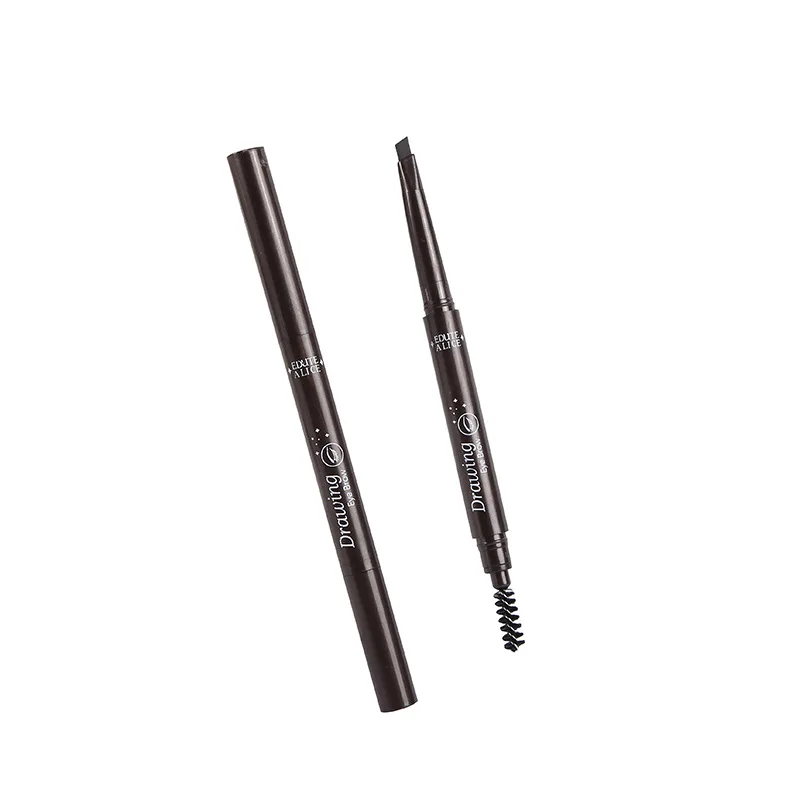 DUTE ALICE Double-headed Eyebrow Pencil Rotating Eyebrow Pencil Student Makeup Eyebrow Pencil Beginner One Word Eyebrow