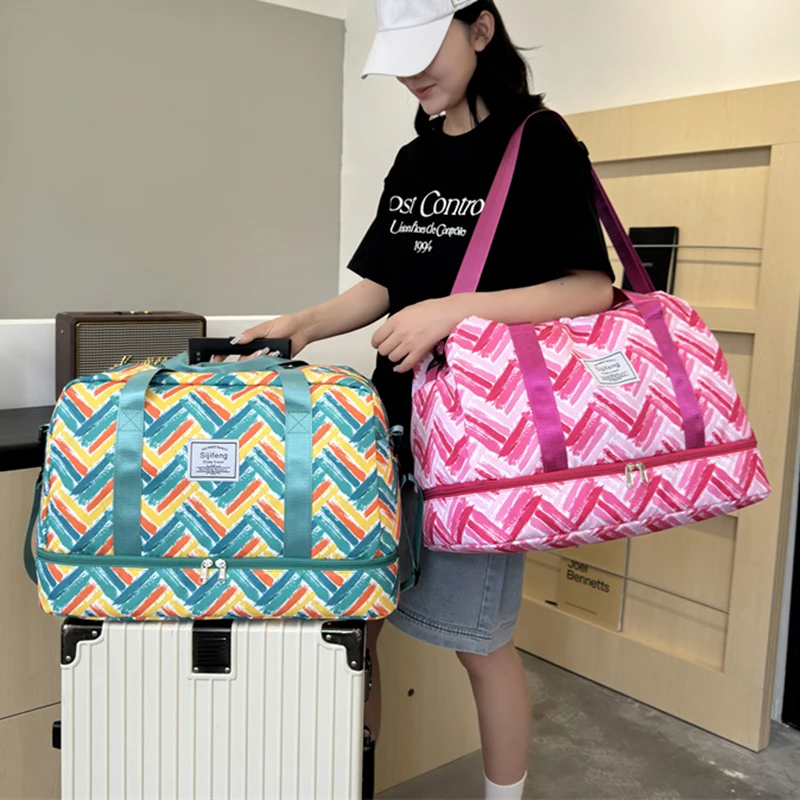 Модная спортивная дорожная сумка Oxford Moda с отделением для обуви и