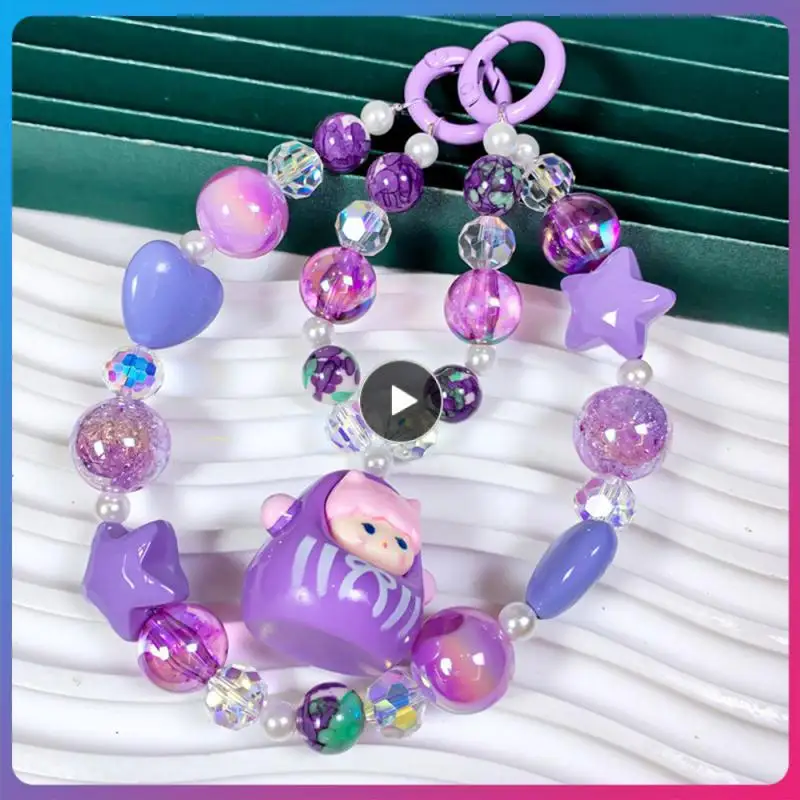 

Durable Cartoon Chain Plating Backpack Pendant Fall Resistance Wear-resistant Mobile Phone Chain Mobile Phone Accessories Sturdy