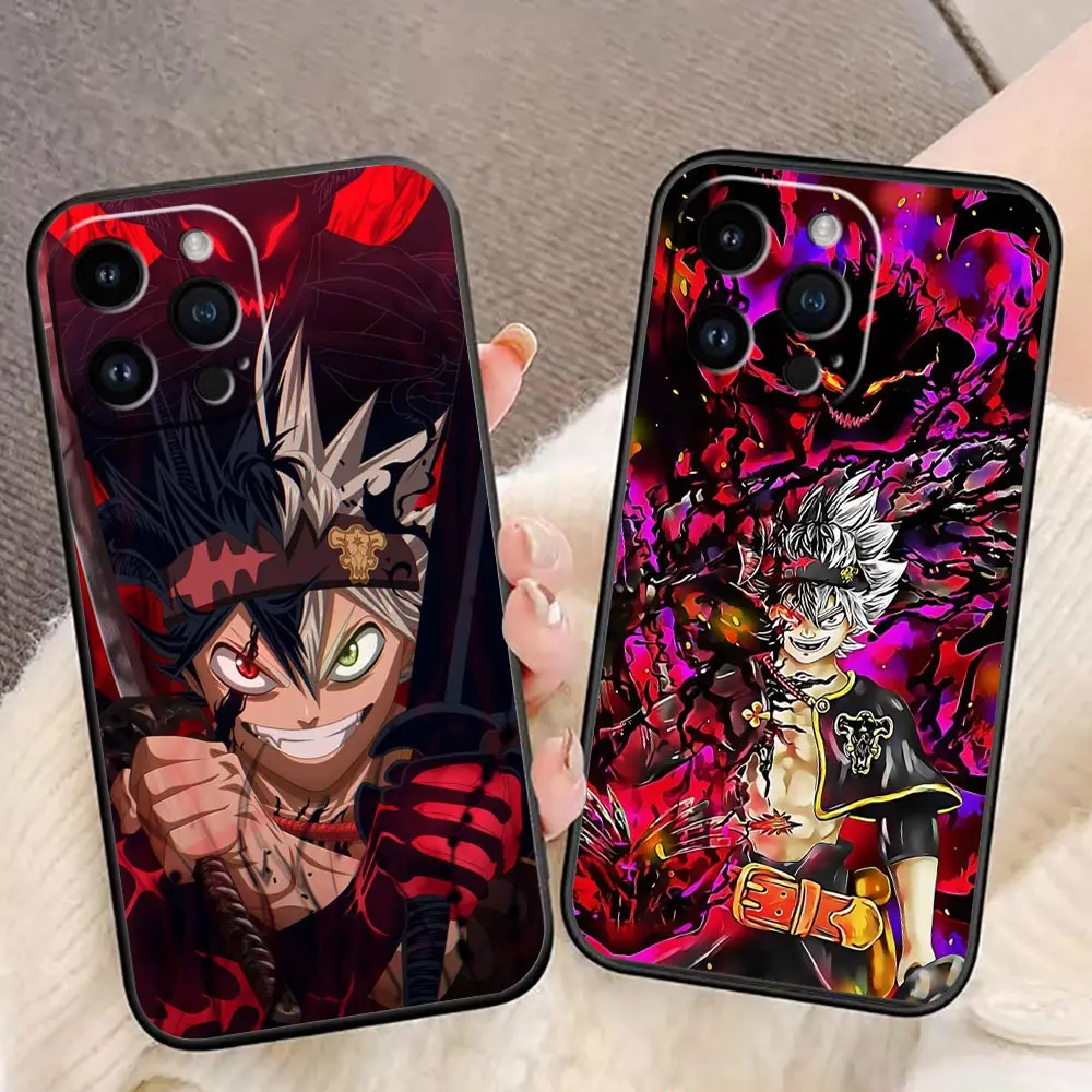 

Anime Black Clover Asta Funda Coque Case For iphone Apple 14 13 12 11 Pro XS Max Mini X XR SE 8 7 6S 6 Plus Case Capa Para Shell