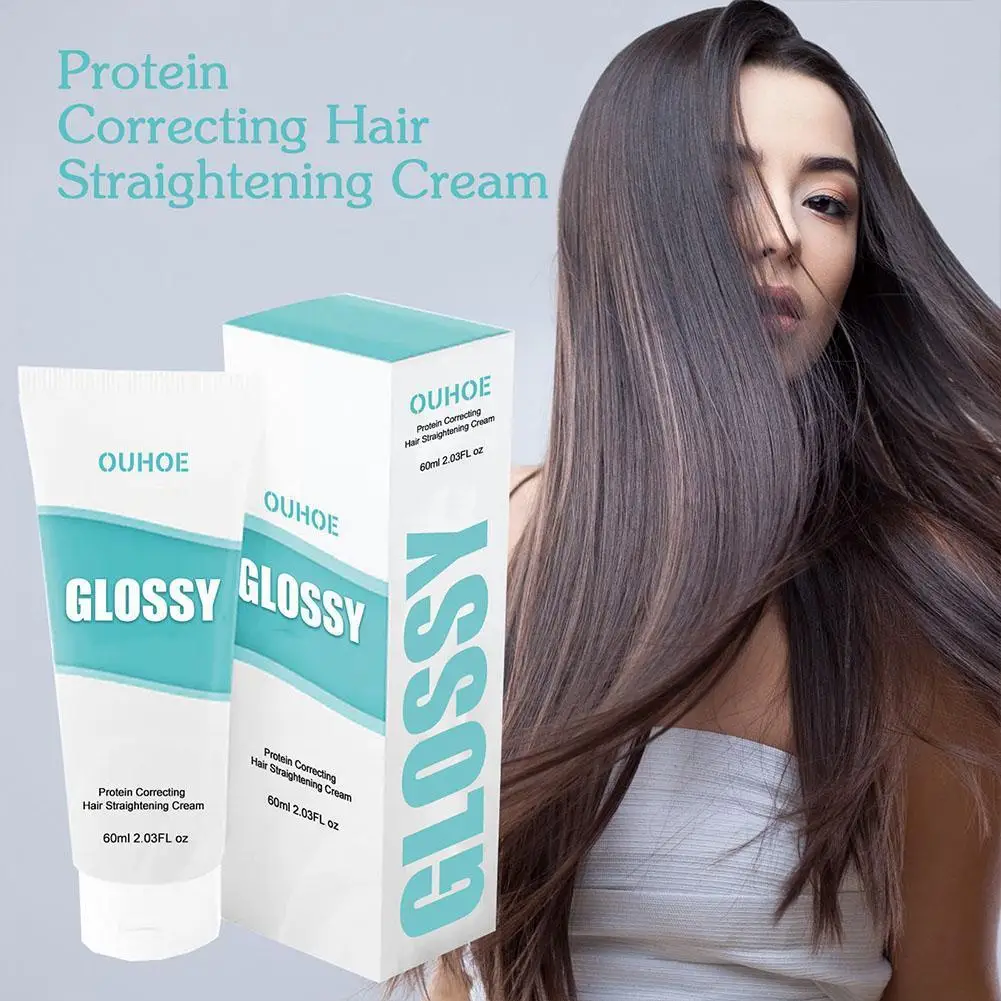 

Крем для выпрямления волос EELHOE с кератином, профессиональное более быстрое лечение, уход за поврежденными вьющимися волосами, протеиновая коррекция E6Y3