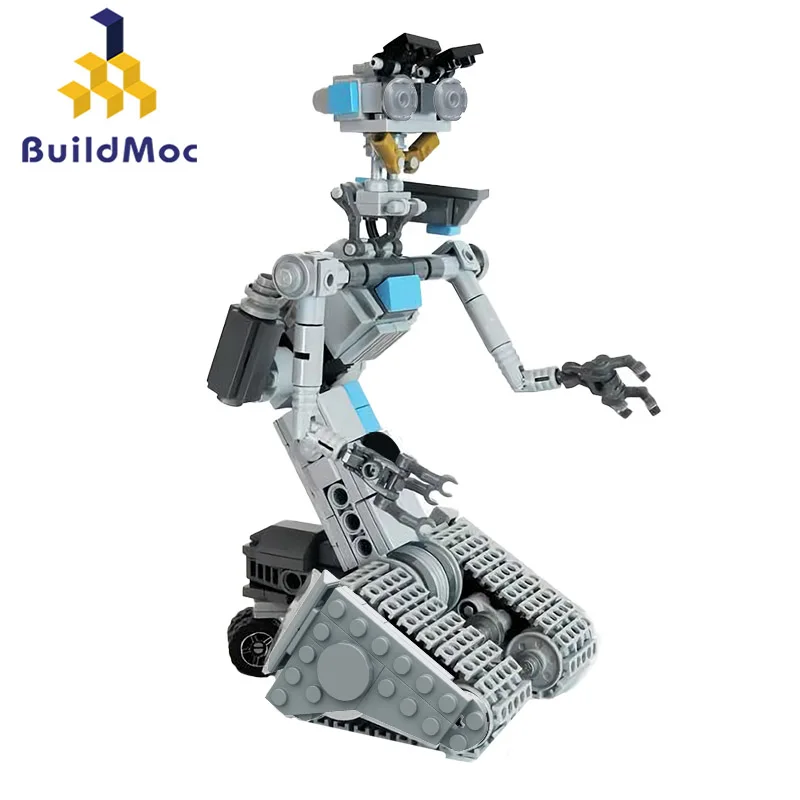 BuildMoc, военный конструктор johnnai 5 Astros-Robot, набор строительных блоков для коротких контуров, Mecha кирпичи, игрушки для детей, подарки на день рождения