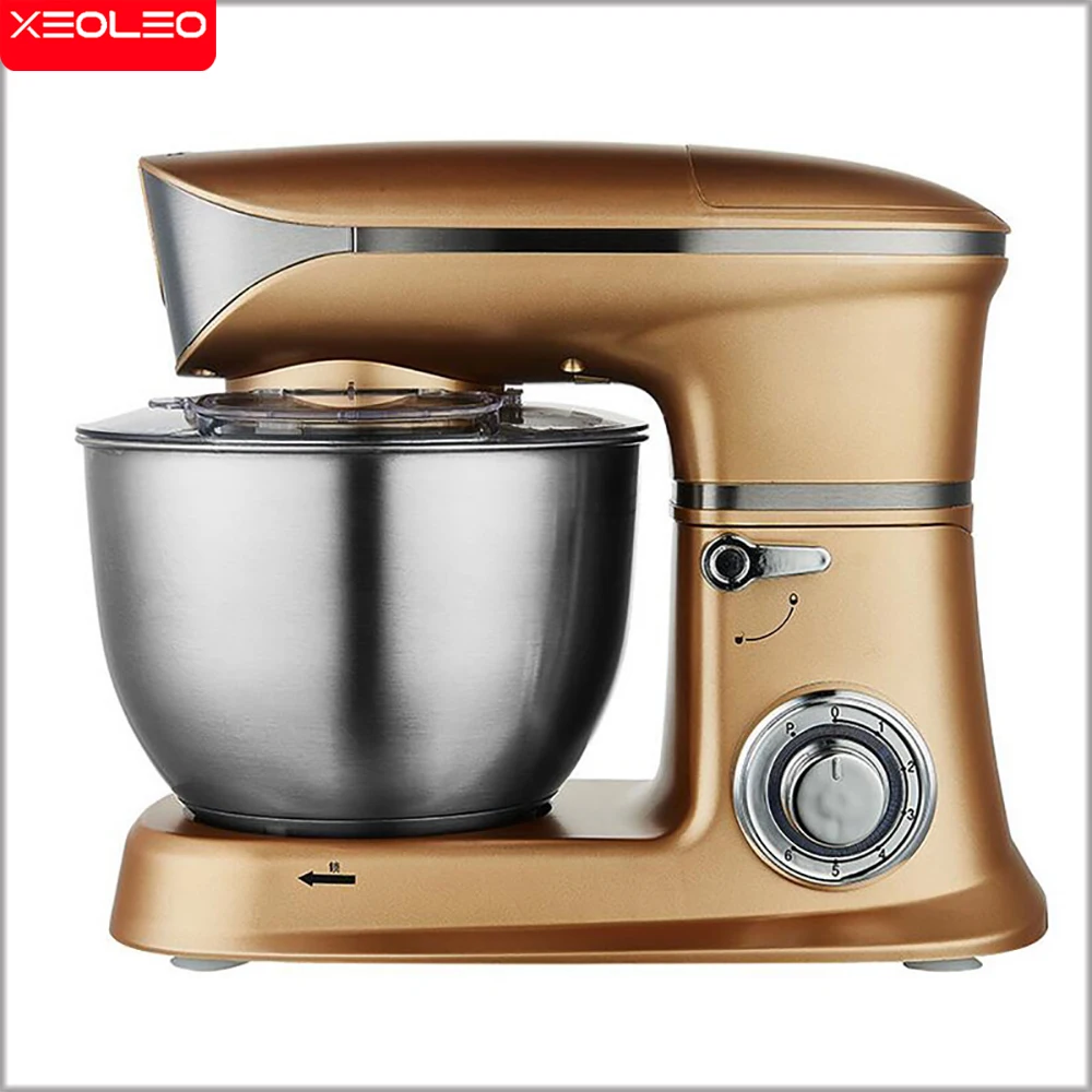 

XEOLEO Planetary mixer 3 in1 Food Stand mixer 6.5L Dough mixer for Cream/Egg Whisk Blender with Dough Hook 1300W Food processor