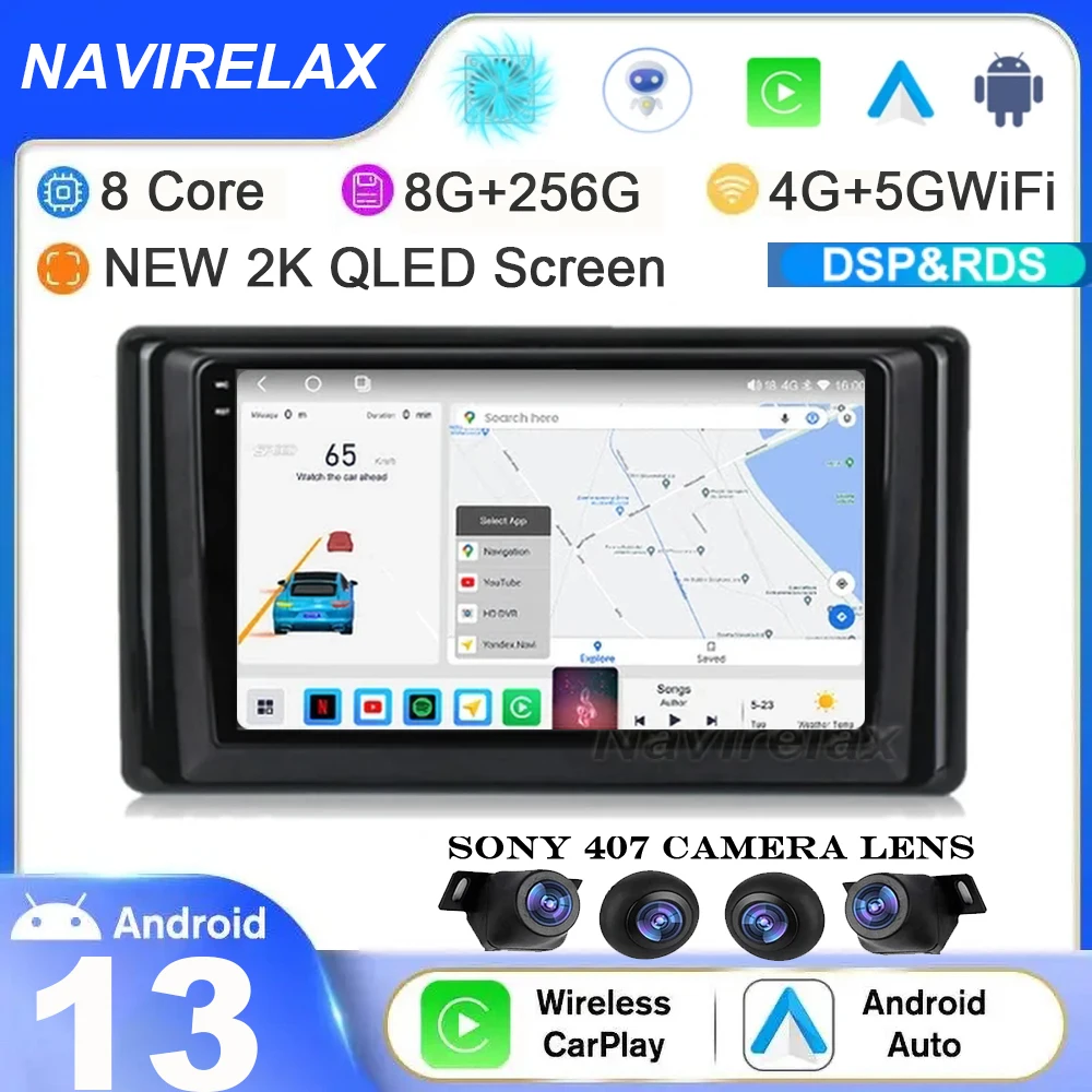 

Android 13 Car Multimedia Player For Toyota RAIZE 2020 GPS Navigation Radio Camera Headunit Screen Wifi 4G LTE 1080P Video DSP