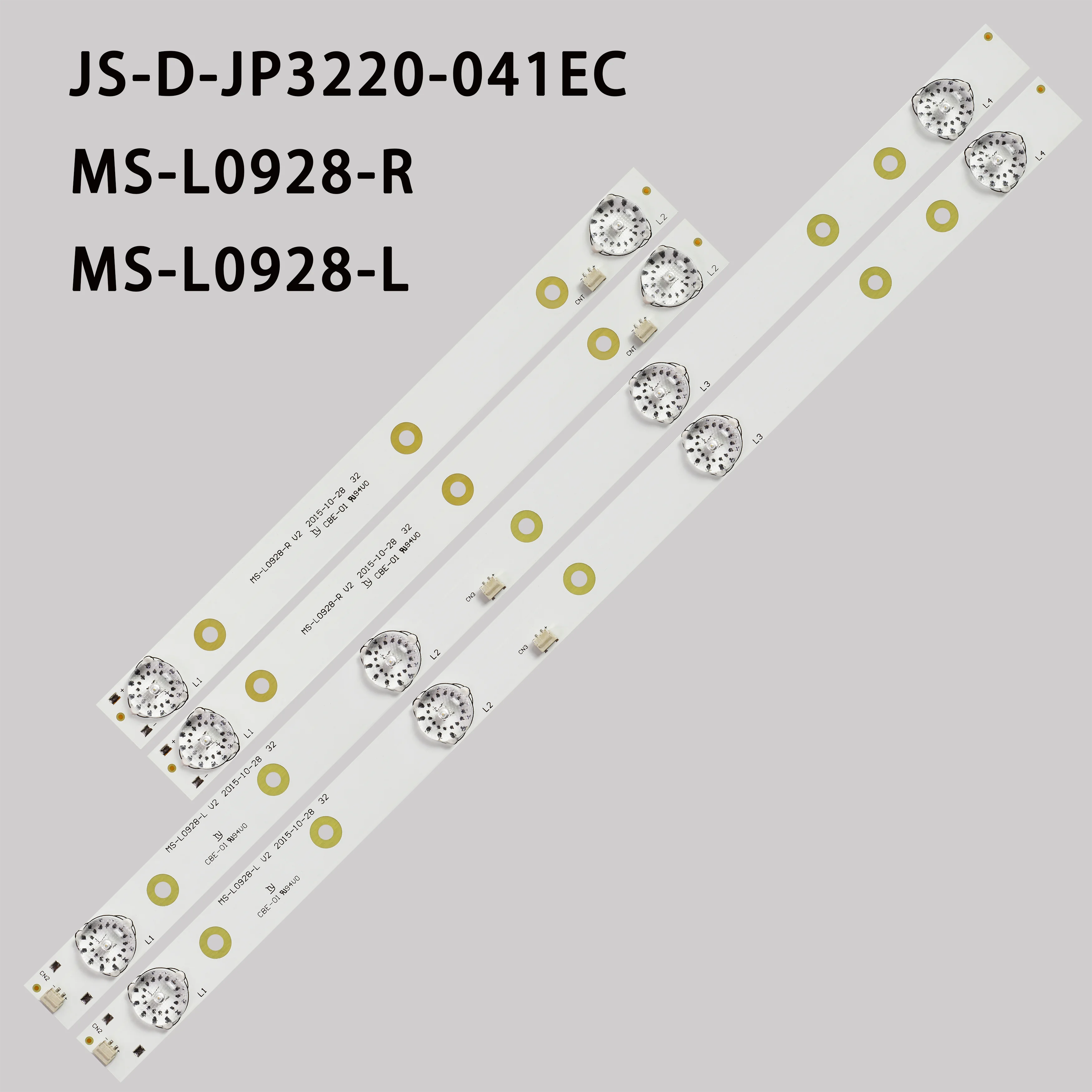 

LED Backlight Strip JS-D-JP3220-041EC MS-L0928-L MS-L0928-R For Akira 32LED38P AKTV3221 32" E32F2000 D32-0A35