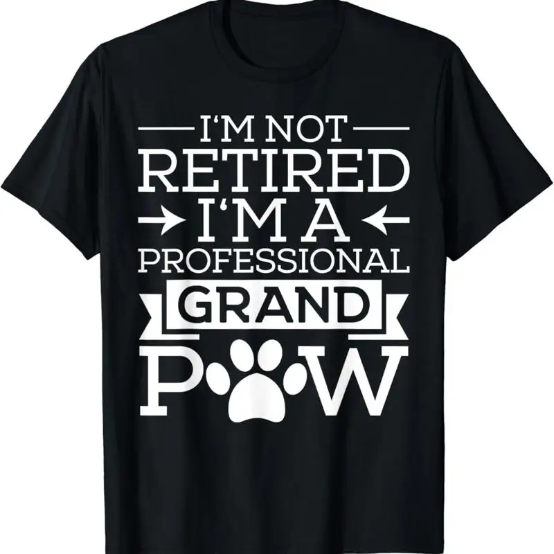 Фото Футболка Grand Paw для любителей собак, для дедушки/прадедушки №1