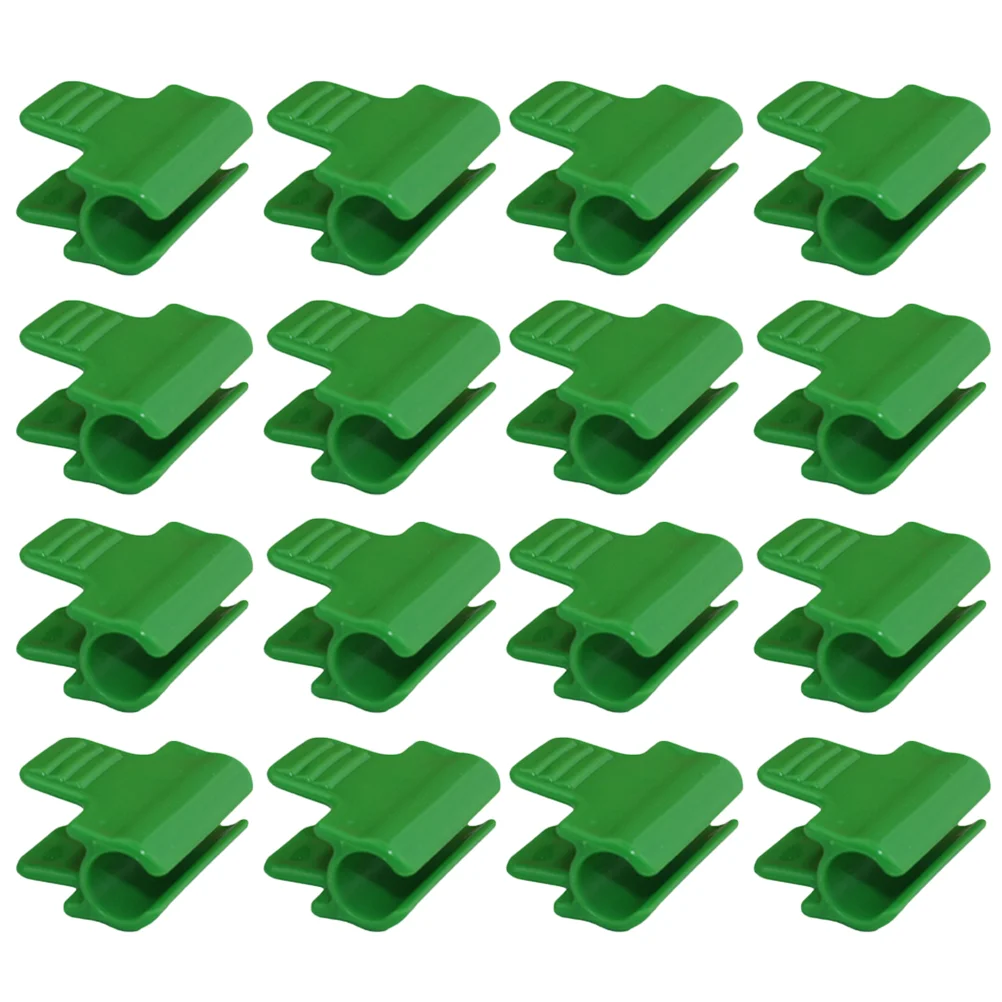 

50 Pcs Greenhouse Pipe Clamps Tunnel Hoop Clips Accessories Tent Stakes Frame Tube Plastic Film