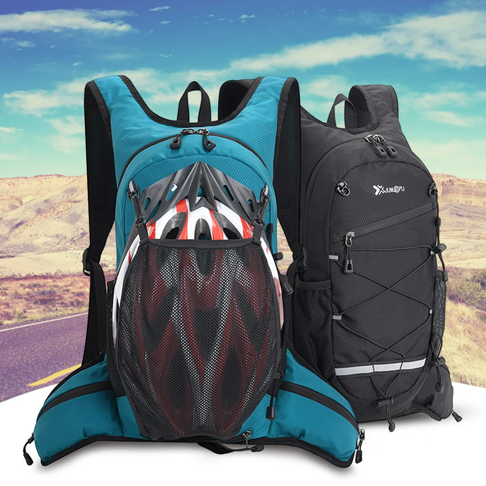 

Polyester Camping Backpack Breathable Climbing Rucksack Wear-resistant Layered Storage Durable Adjustable for Outdoor Activities
