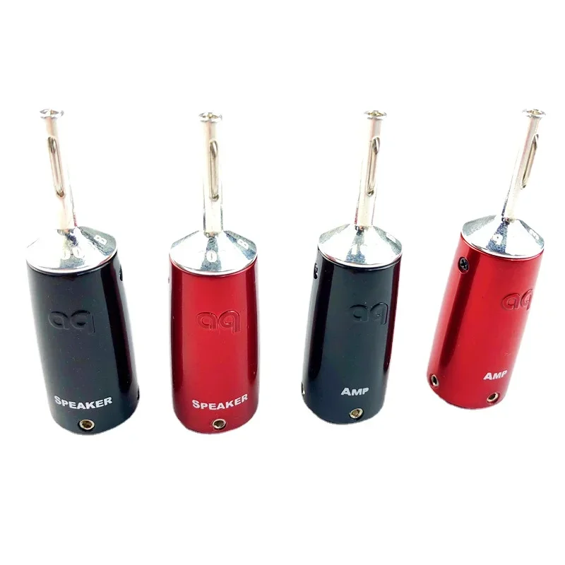 Штекер типа банан серии 1003 посеребренный 4 шт