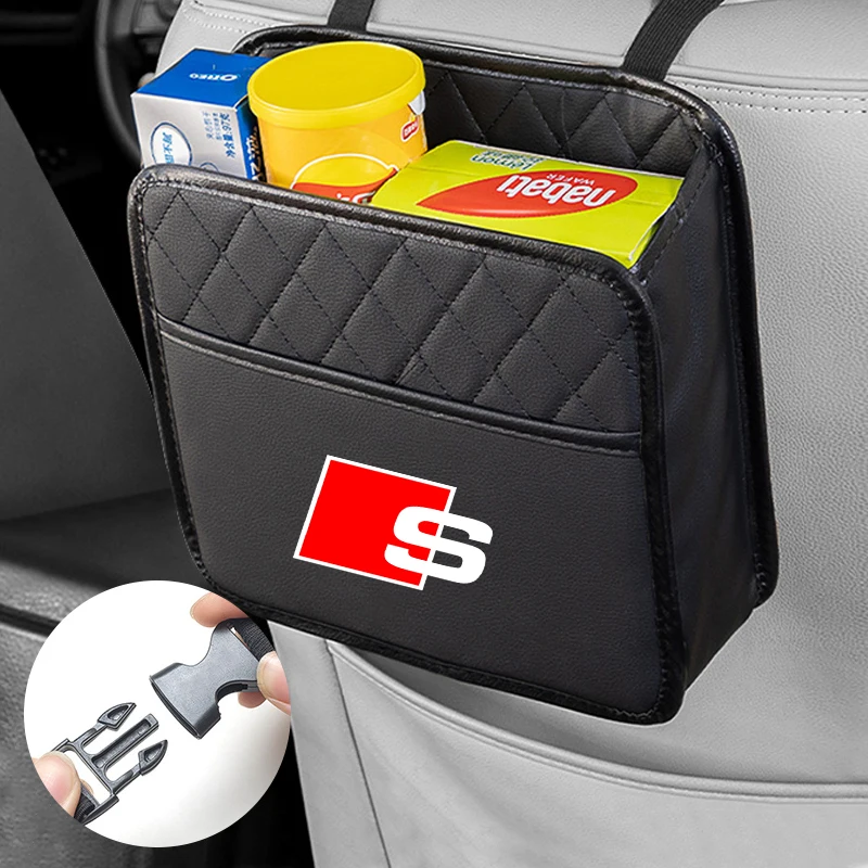 Сумка-органайзер на спинку автомобиля для Audi S1 S3 S4 S5 S6 S7 RS3 RS4 RS5 RS6 Q5 Q7 Q3 A3 A4 A6 A5 A1 A7 A8 Q2