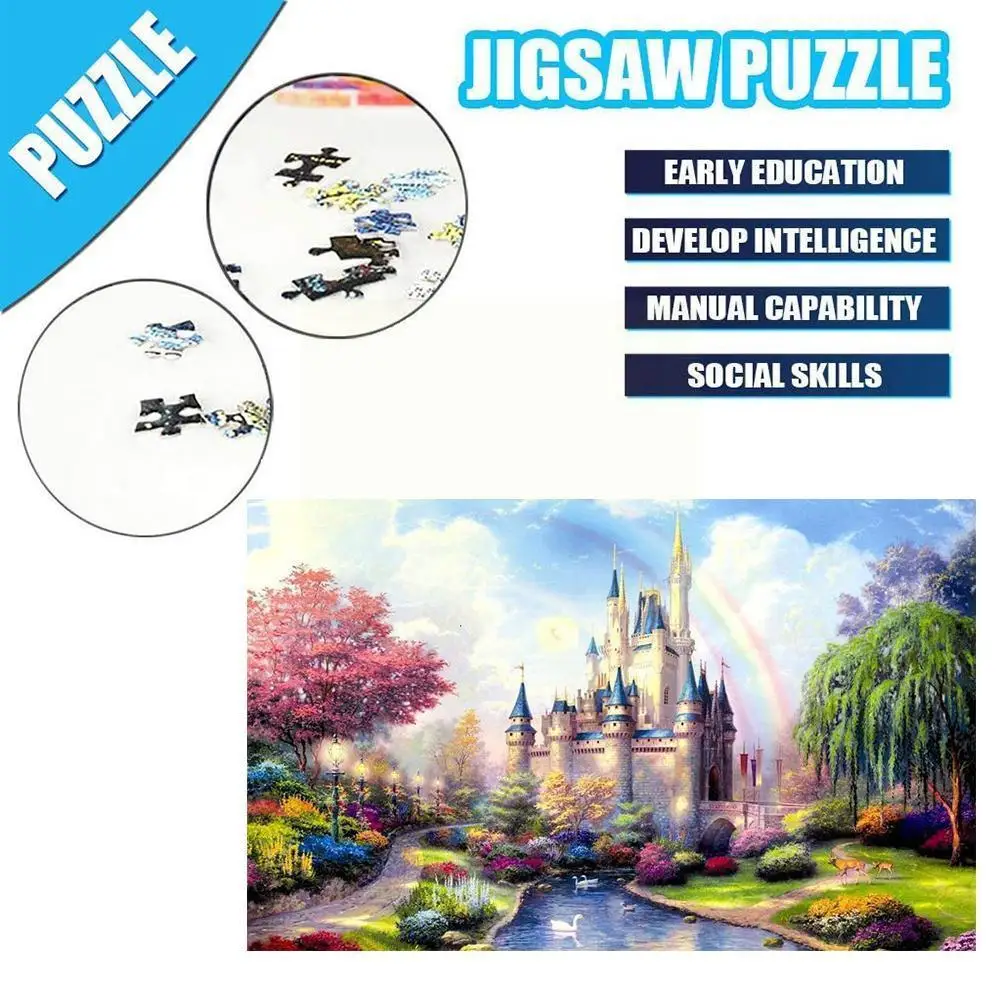 

Puzzle 1000 Pieces Jigsaw Puzzles For Adults Landscape Paper Childrens Puzzle Games Kids Educational Toys Unique DIY Gifts C2K9