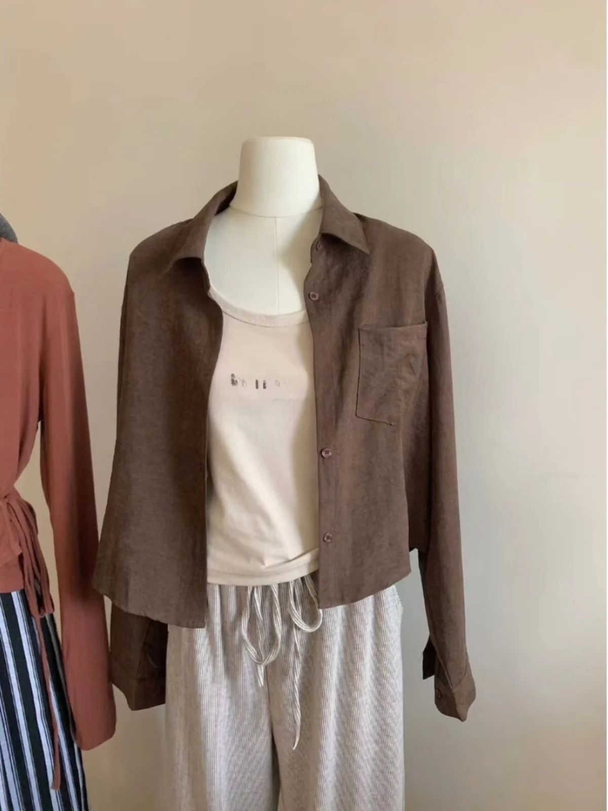 Ранняя осень новый крутой высококачественный темпераментный топ женский