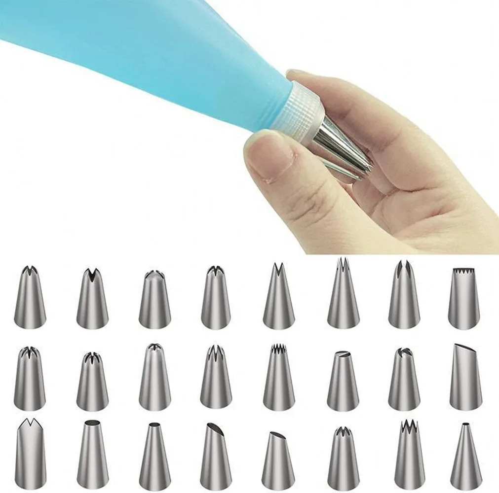 39 шт. силиконовые кондитерские мешки для украшения тортов