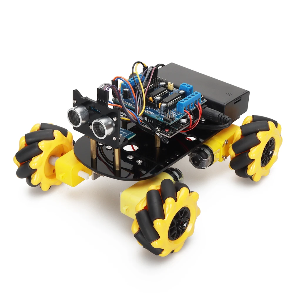 Smart Programming Robot Car Kit For Arduino Project Education Automation Full Version with Mcanum Wheel Great Fun Learning Set