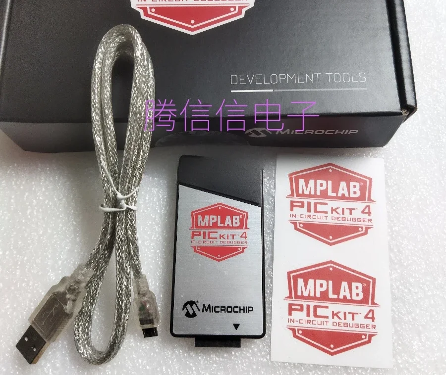 Пятно PG 164140 MPLAB PICKit 4 загрузка программирования Microchip PIC MCU dsPIC DSC