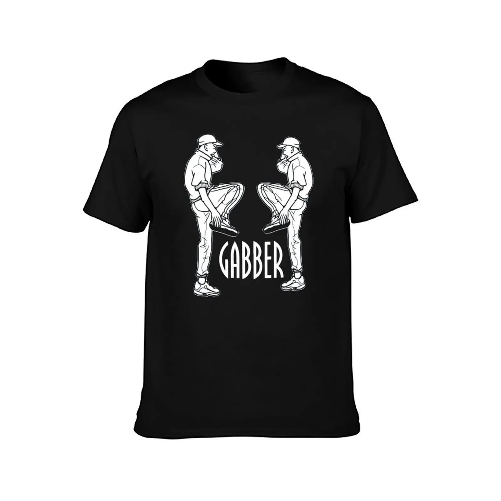 Фото Футболка Gabber, мужские футболки с принтом, мужские футболки для мужчин, футболка №2
