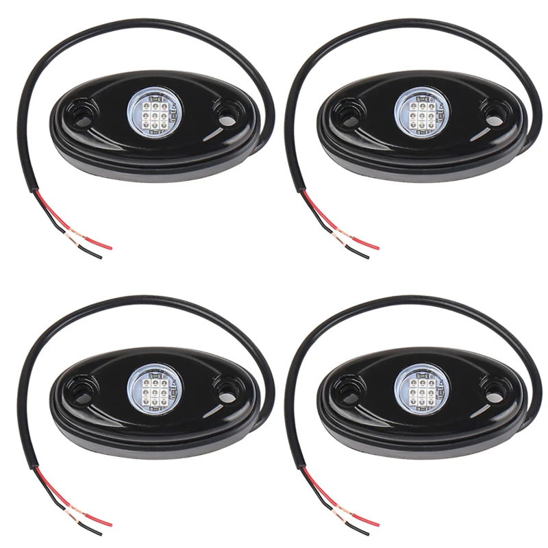 4 шт. 9 светодиодов суперъяркий яркий фотоальбом светильник водонепроницаемый